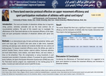 Is Thera-band exercise protocol effective on upper movement efficiency and sport participation motivation of athletes with spinal cord injury?