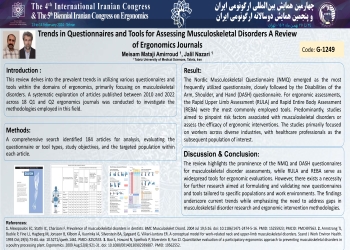 Trends in Questionnaires and Tools for Assessing Musculoskeletal Disorders: A Review of Ergonomics Journals