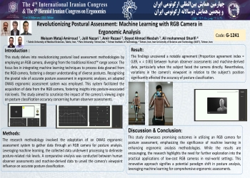 Revolutionizing Postural Assessment: Machine Learning with RGB Camera in Ergonomic Analysis