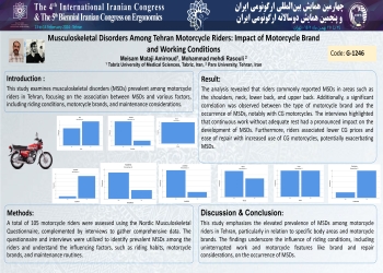 Musculoskeletal Disorders Among Tehran Motorcycle Riders: Impact of Motorcycle Brand and Working Conditions